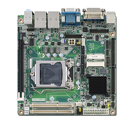 Mini-ITX, LGA 1150, VGA/DVI/PCIe/1GbE